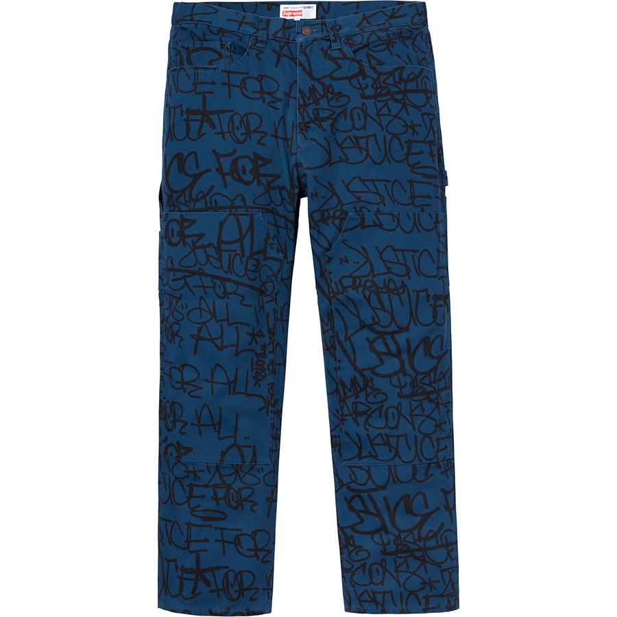 Supreme Supreme Comme des Garçons SHIRT Canvas Painter Pant (FW18) - Navy - $178