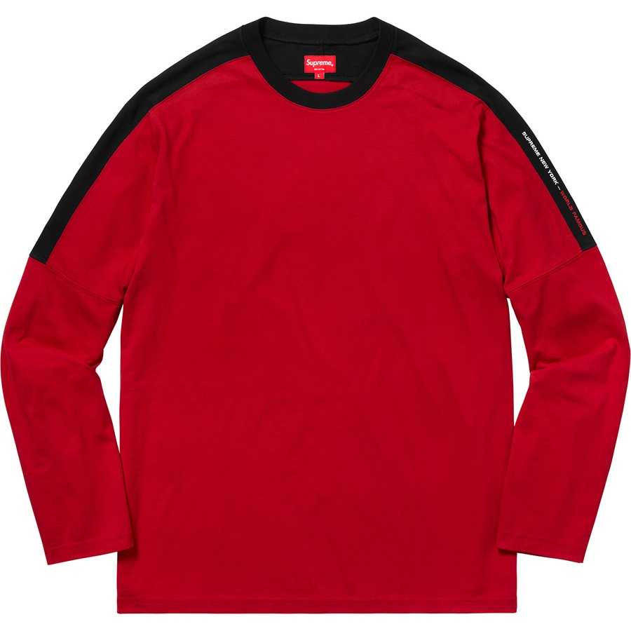 Supreme Paneled L S Top (FW18) - Red - $88