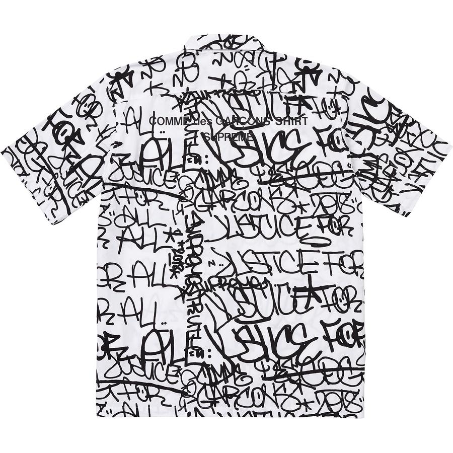 Supreme Supreme Comme des Garçons SHIRT Graphic S S Shirt (FW18) - White - $318