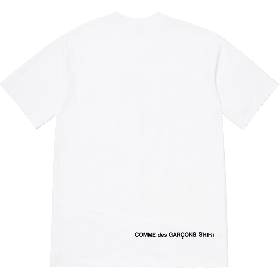 Supreme Supreme Comme des Garçons SHIRT Split Box Logo Tee (FW18) - White - $54