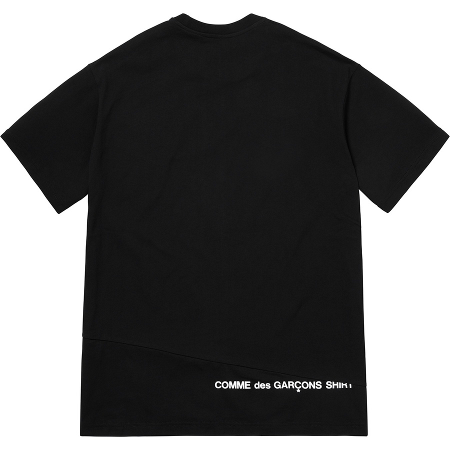 Supreme Supreme Comme des Garçons SHIRT Split Box Logo Tee (FW18) - Black - $54