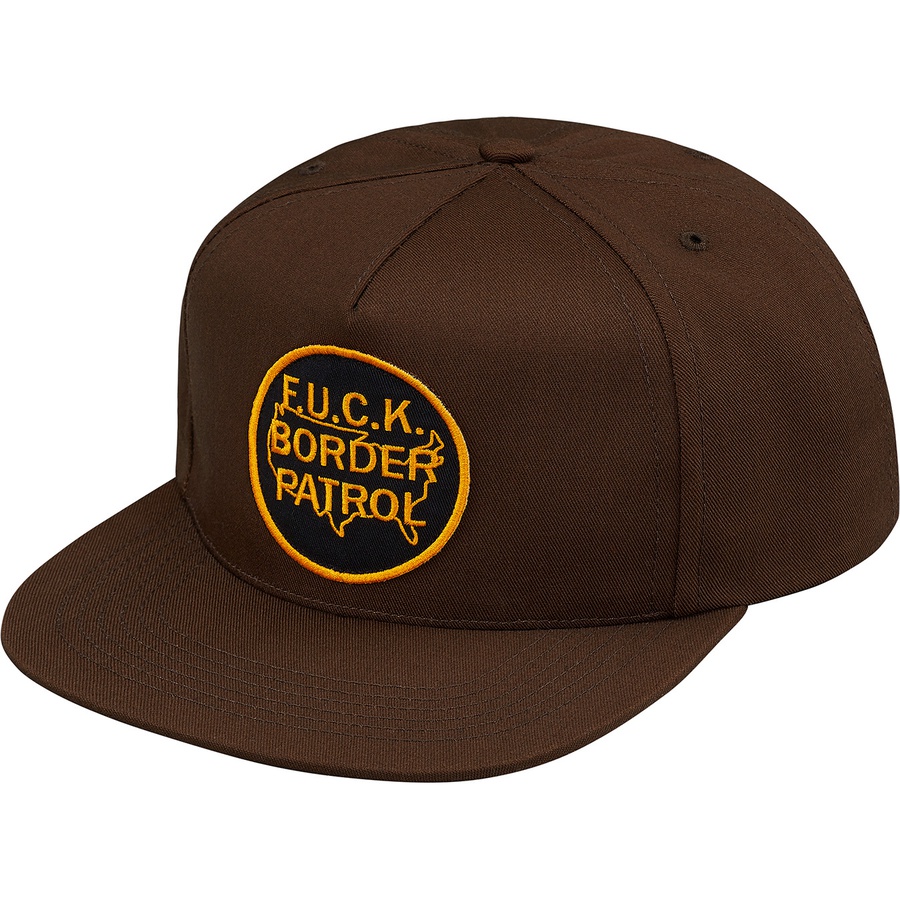 Supreme Border Patrol 5-Panel (FW18) - Brown - $44