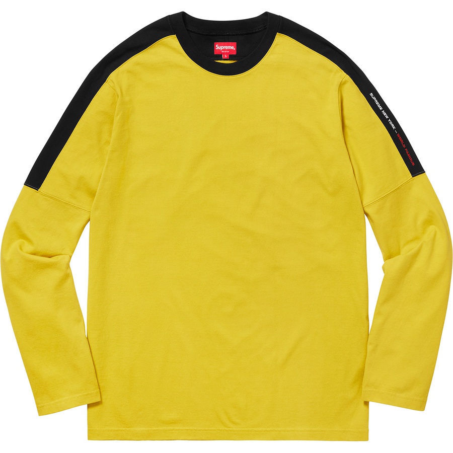 Supreme Paneled L S Top (FW18) - Acid Green - $88