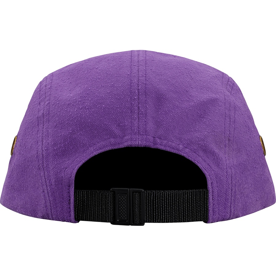 Supreme Napped Canvas Camp Cap (FW18) - Purple - $54