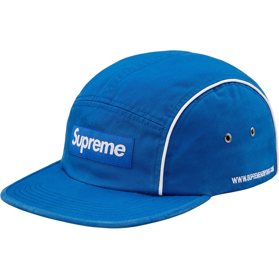 Supreme Piping Camp Cap (FW18) - Royal - $48