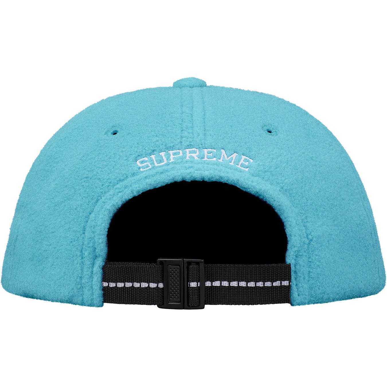 Supreme Polartec S Logo 6-Panel Hat (FW18) - Light Blue - $48