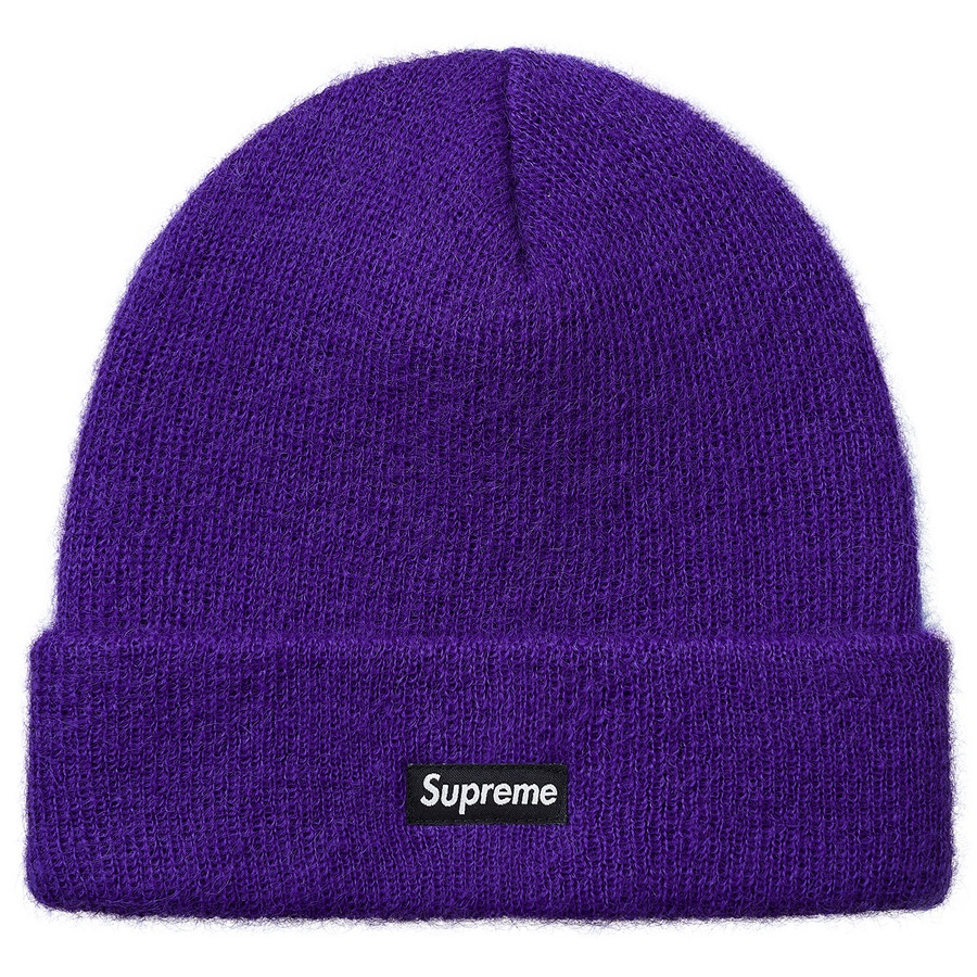Supreme Mohair Beanie (FW18) - Purple - $40
