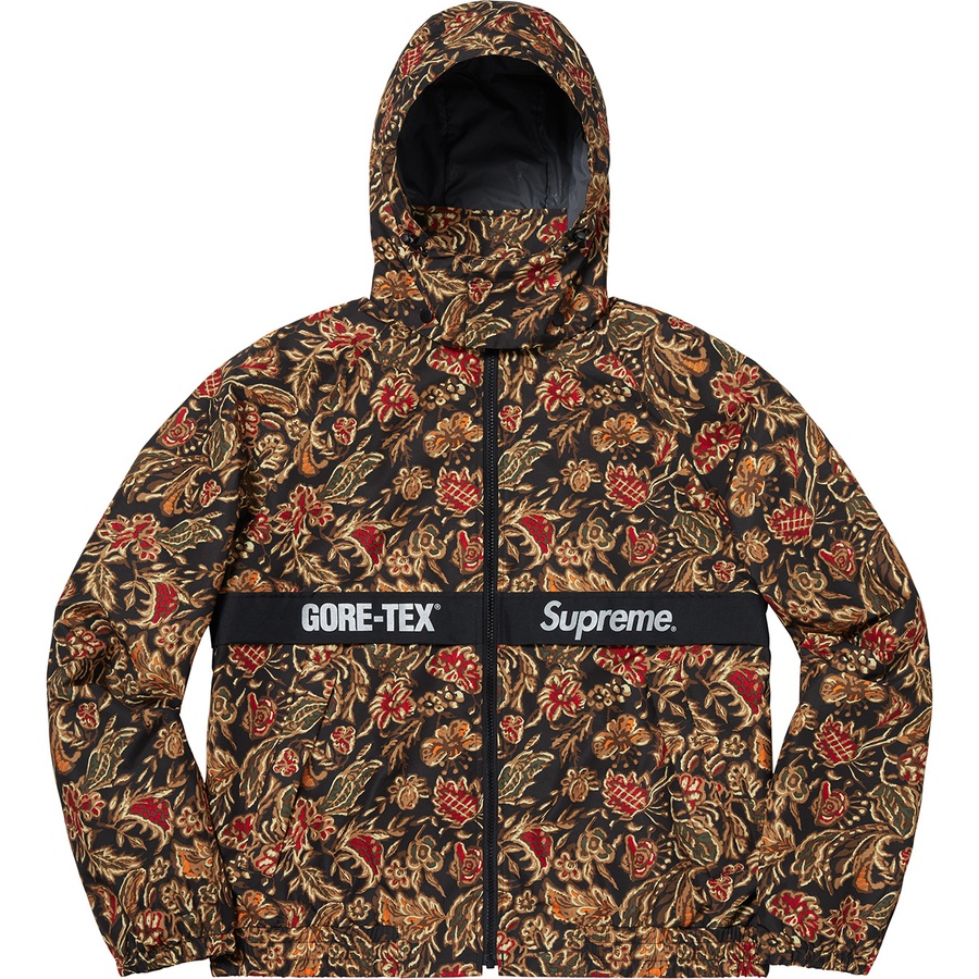 Supreme GORE-TEX Court Jacket (FW18) - Flower Print - $348