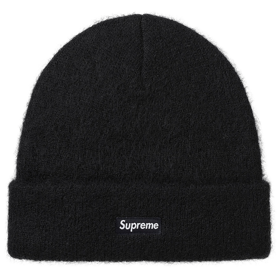 Supreme Mohair Beanie (FW18) - Black - $40