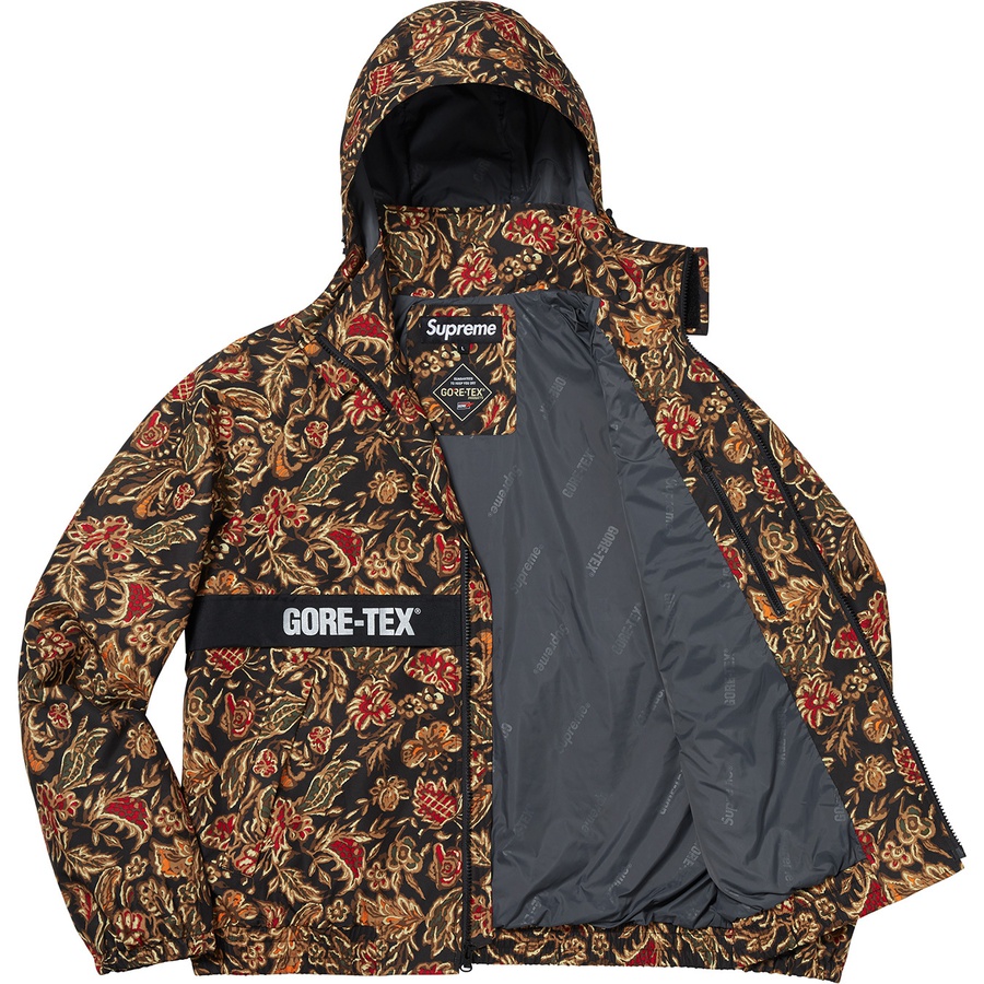 Supreme GORE-TEX Court Jacket (FW18) - Flower Print - $348