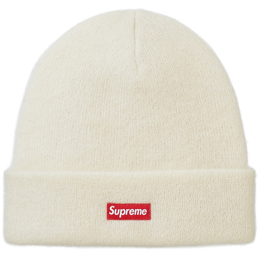 Supreme Mohair Beanie (FW18) - Natural - $40