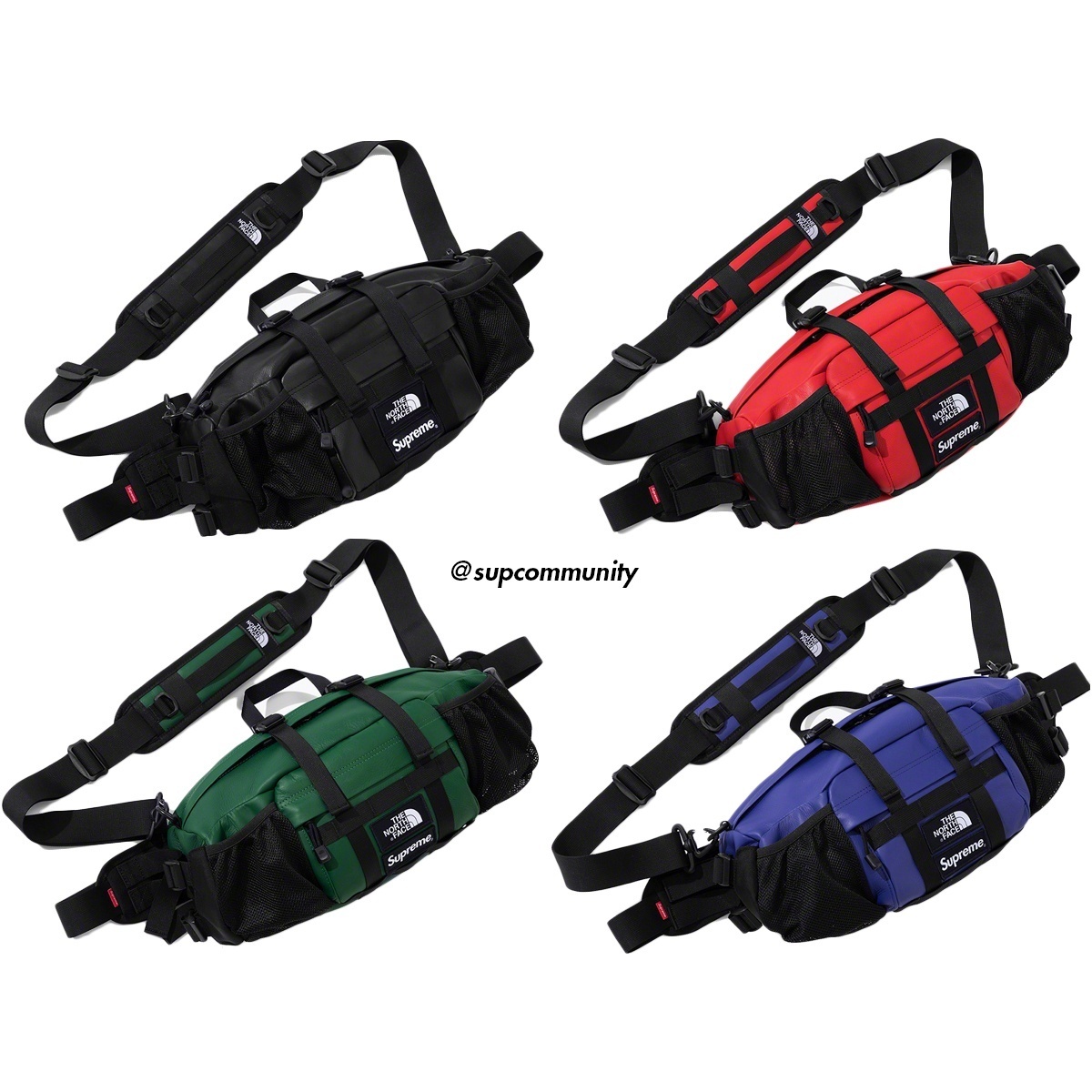 Supreme Supreme The North Face Leather Mountain Waist Bag (FW18) - $198