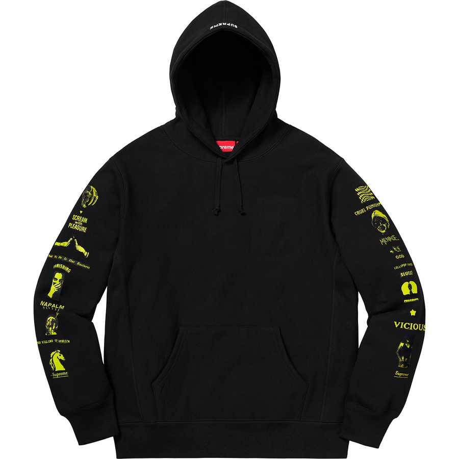 Supreme Menace Hooded Sweatshirt (FW18) - Black - $148