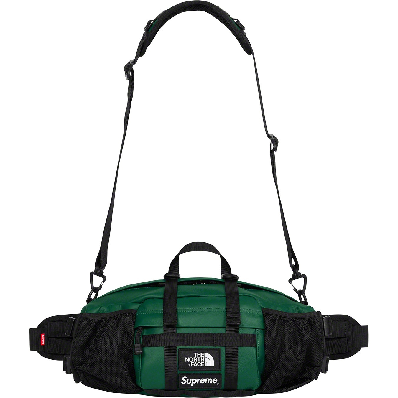 Supreme Supreme The North Face Leather Mountain Waist Bag (FW18) - Dark Green - $198