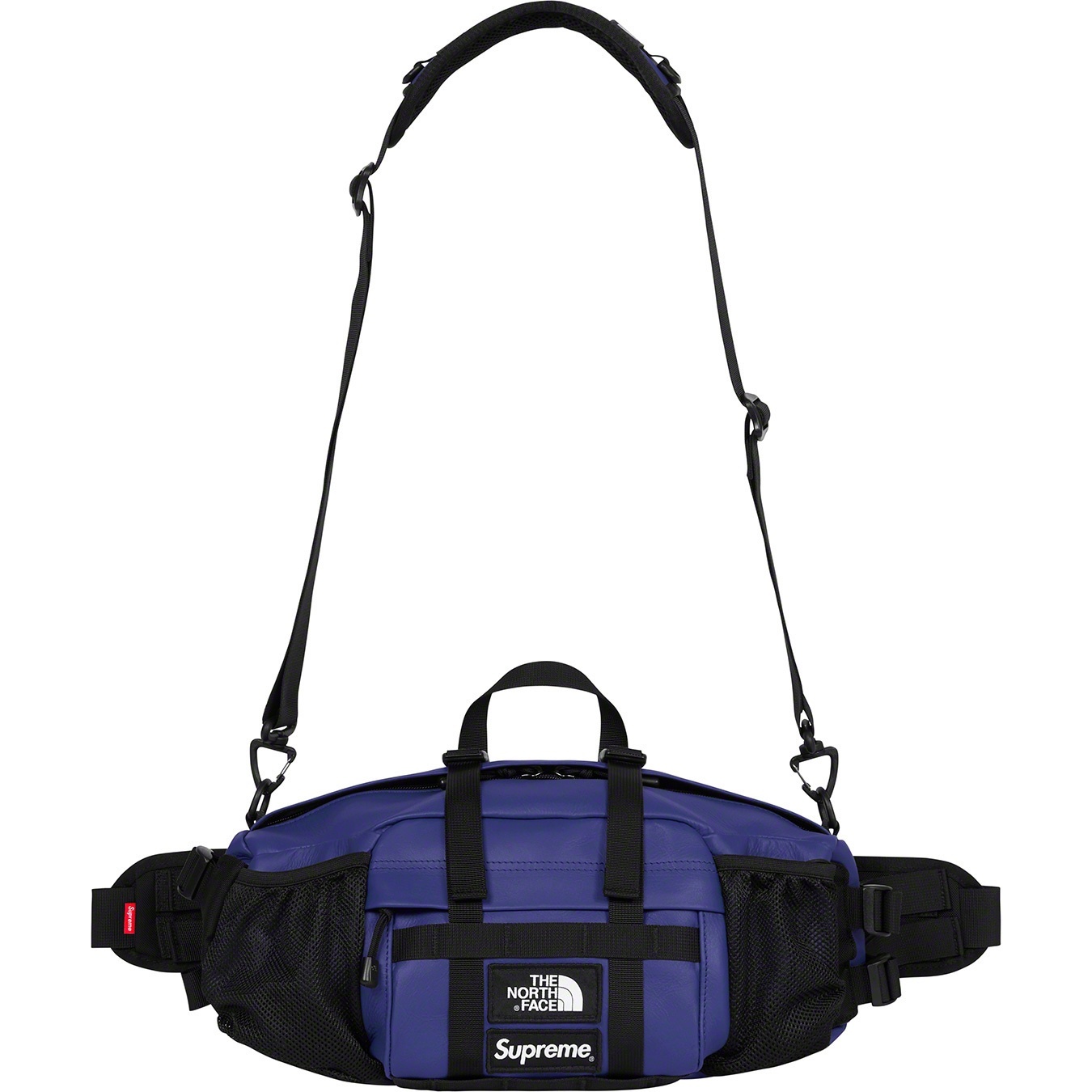 Supreme Supreme The North Face Leather Mountain Waist Bag (FW18) - Royal - $198