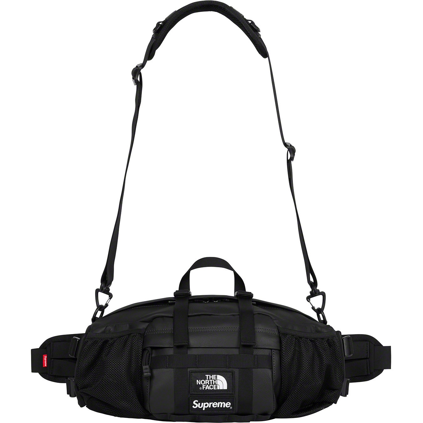 Supreme Supreme The North Face Leather Mountain Waist Bag (FW18) - Black - $198