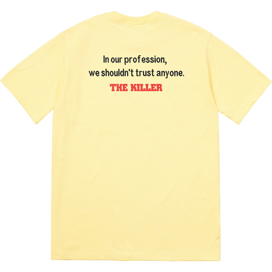 Supreme The Killer Trust Tee (FW18) - Pale Yellow - $48