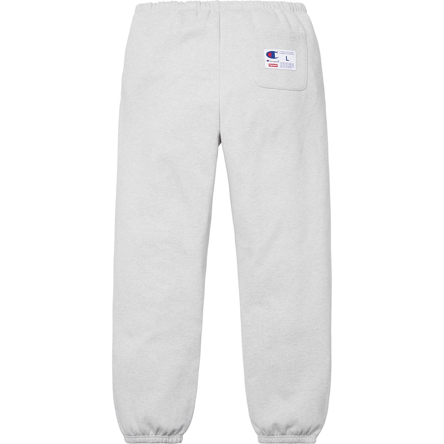 Supreme Supreme Champion 3D Metallic Sweatpant (FW18) - Ash Grey - $148