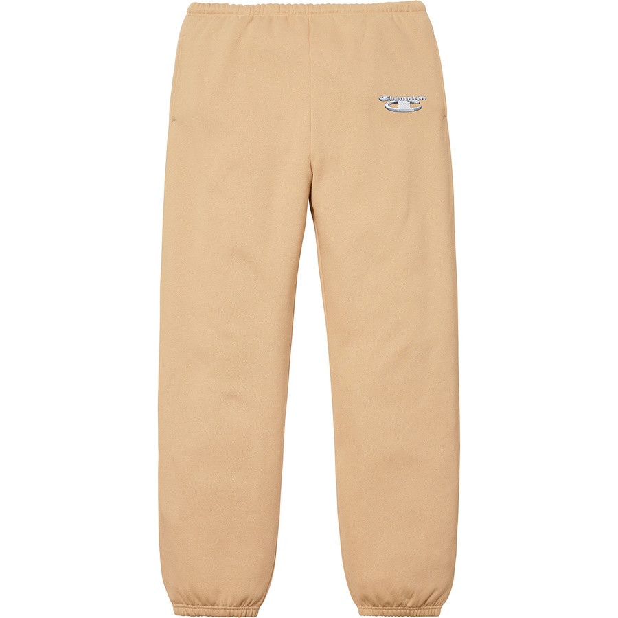 Supreme Supreme Champion 3D Metallic Sweatpant (FW18) - Tan - $148
