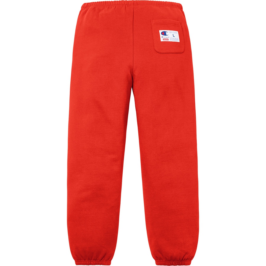 Supreme Supreme Champion 3D Metallic Sweatpant (FW18) - Brick Red - $148