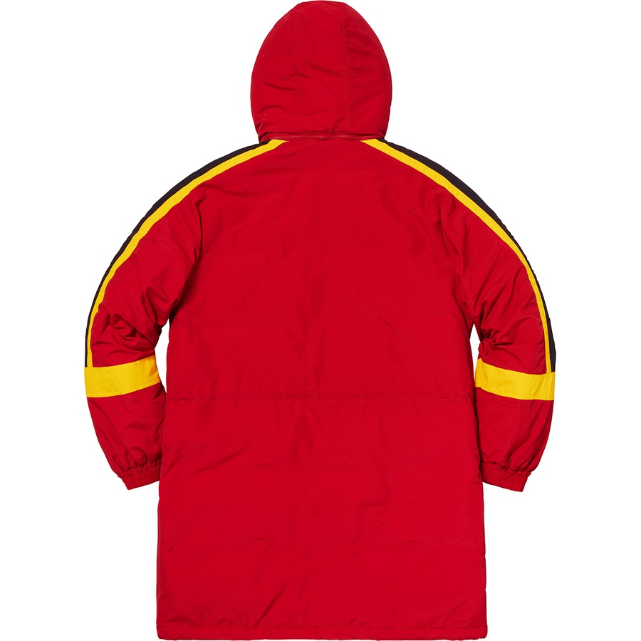 Supreme Sleeve Logo Sideline Parka (FW18) - Red - $238