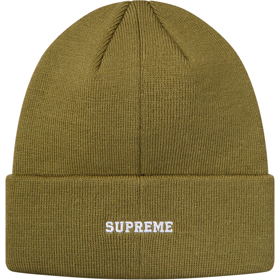 Supreme Supreme Champion 3D Metallic Beanie (FW18) - Olive - $36