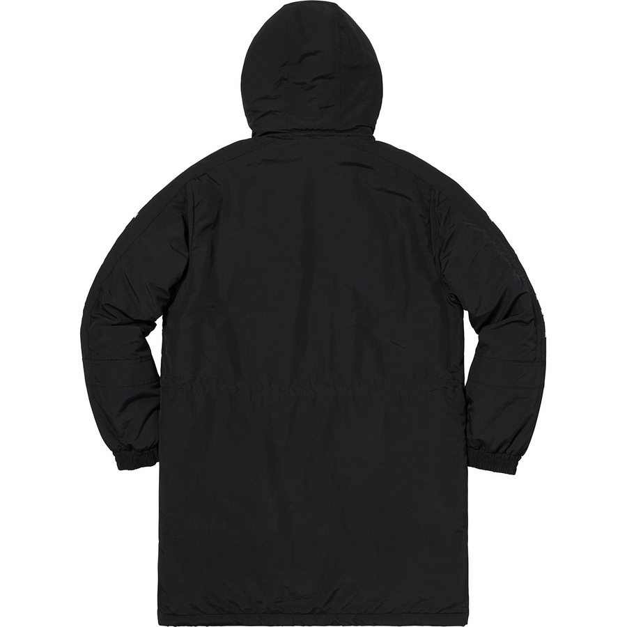 Supreme Sleeve Logo Sideline Parka (FW18) - Black - $238