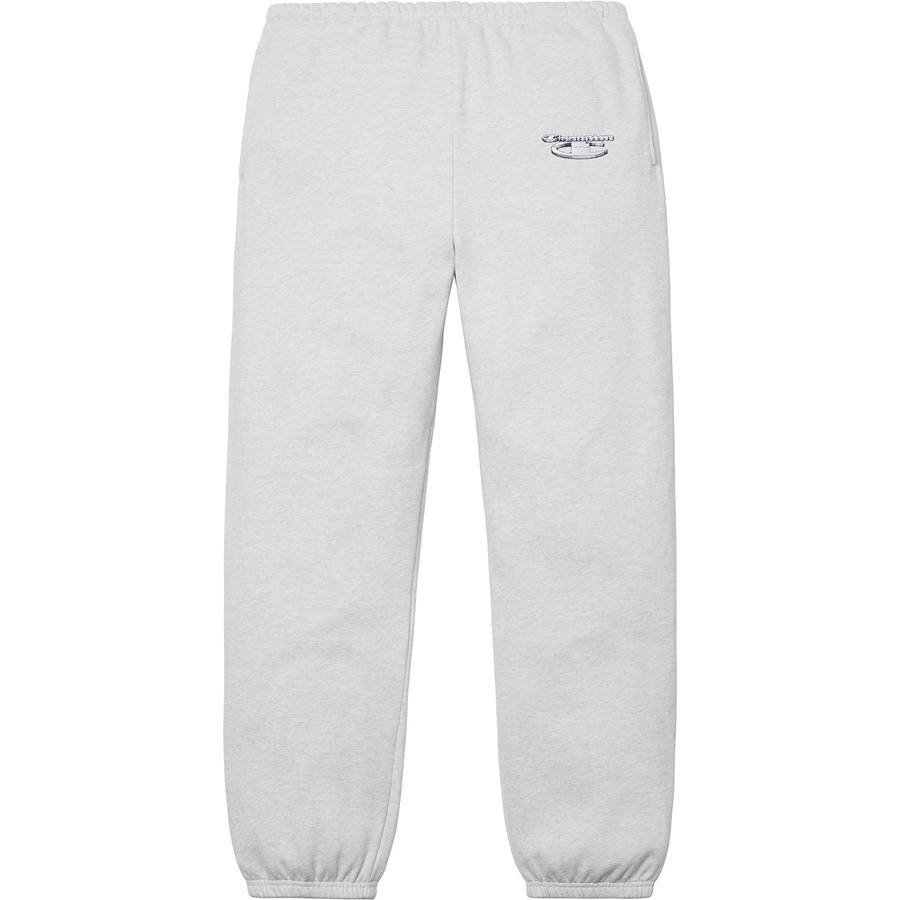 Supreme Supreme Champion 3D Metallic Sweatpant (FW18) - Ash Grey - $148