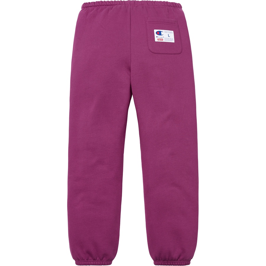Supreme Supreme Champion 3D Metallic Sweatpant (FW18) - Bright Purple - $148