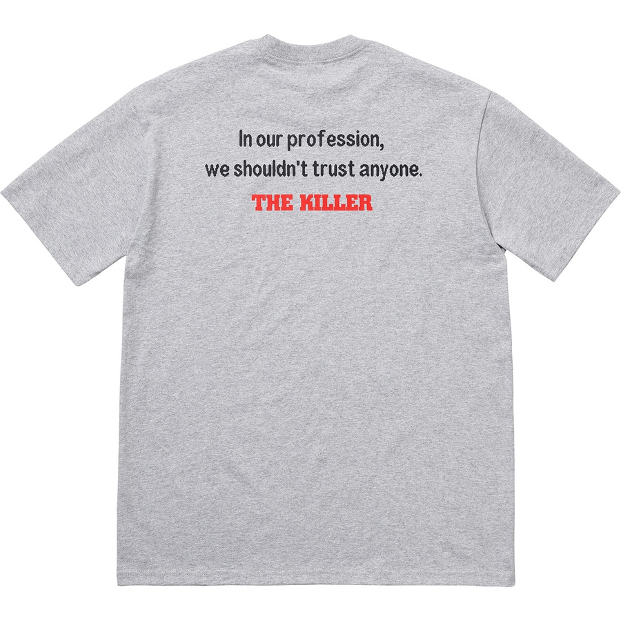 Supreme The Killer Trust Tee (FW18) - Heather Grey - $48
