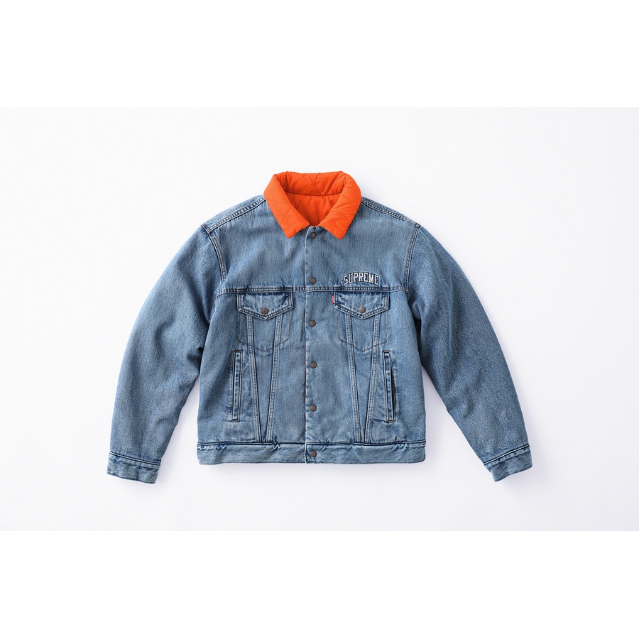 Supreme Supreme Levi's Quilted Reversible Trucker Jacket (FW18) - $268