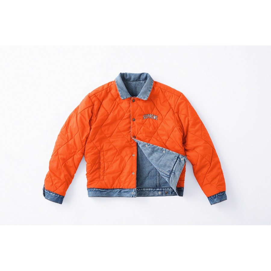 Supreme Supreme Levi's Quilted Reversible Trucker Jacket (FW18) - $268