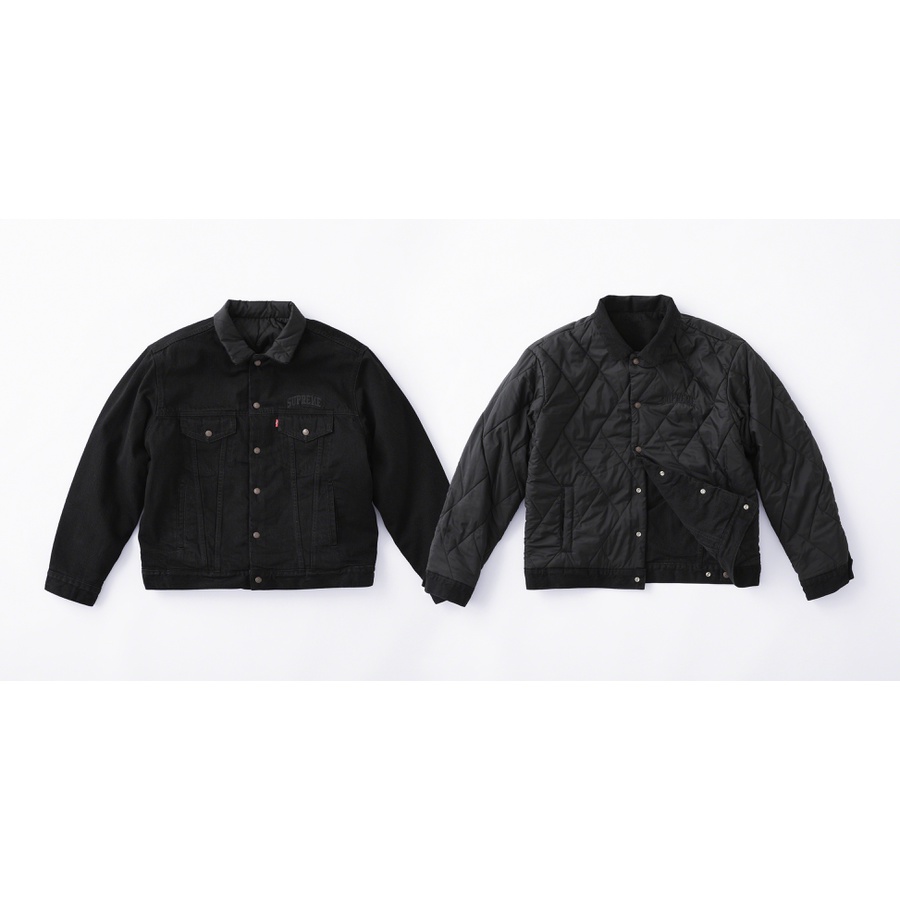 Supreme Supreme Levi's Quilted Reversible Trucker Jacket (FW18) - $268