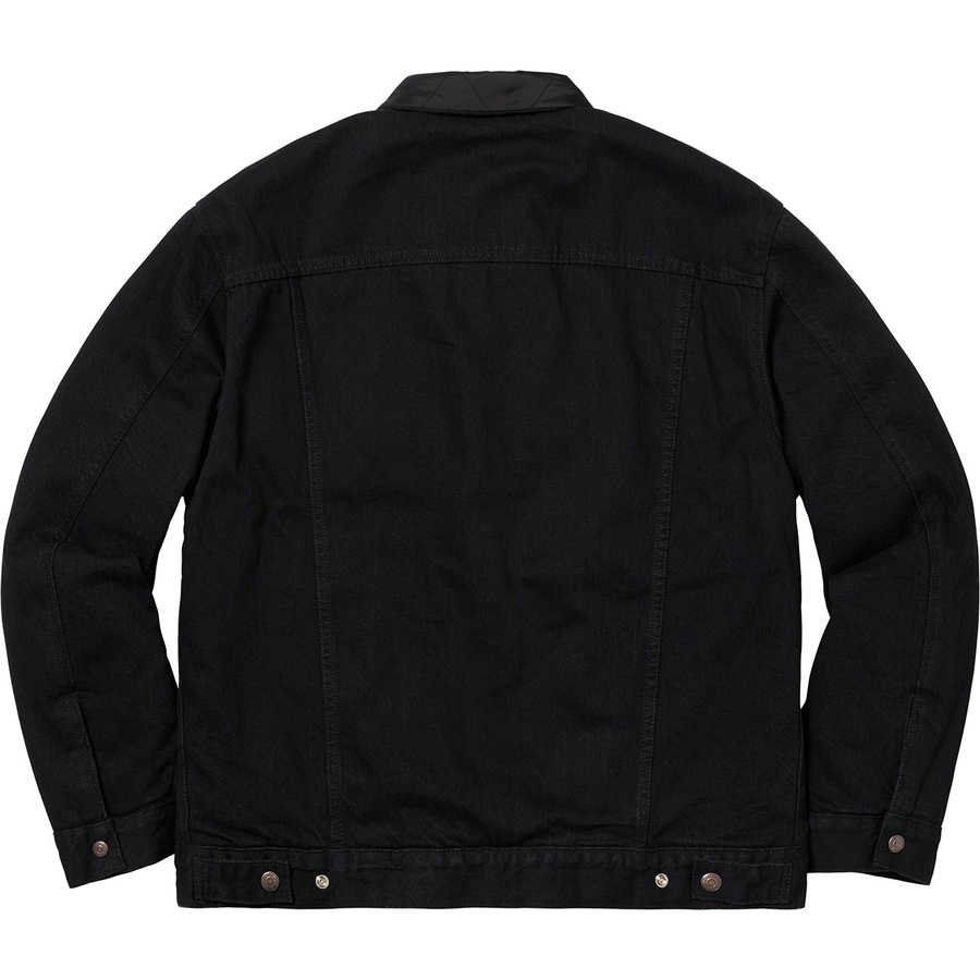 Supreme Supreme Levi's Quilted Reversible Trucker Jacket (FW18) - Black - $268