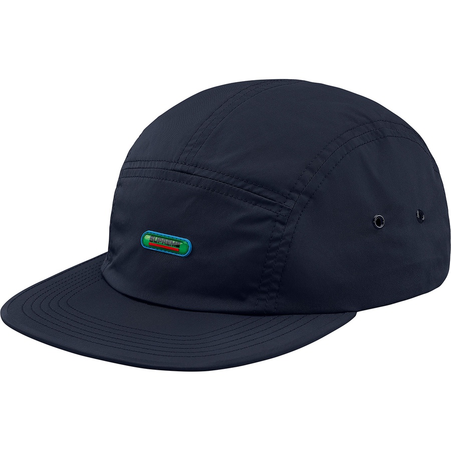 Supreme Clear Patch Camp Cap (FW18) - Navy - $44