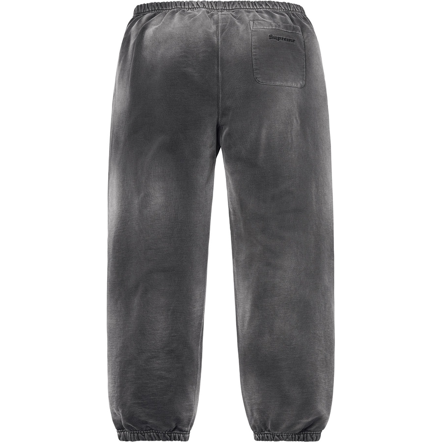 Supreme Bleached Sweatpant (FW18) - Black - $158