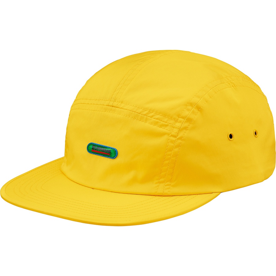 Supreme Clear Patch Camp Cap (FW18) - Yellow - $44