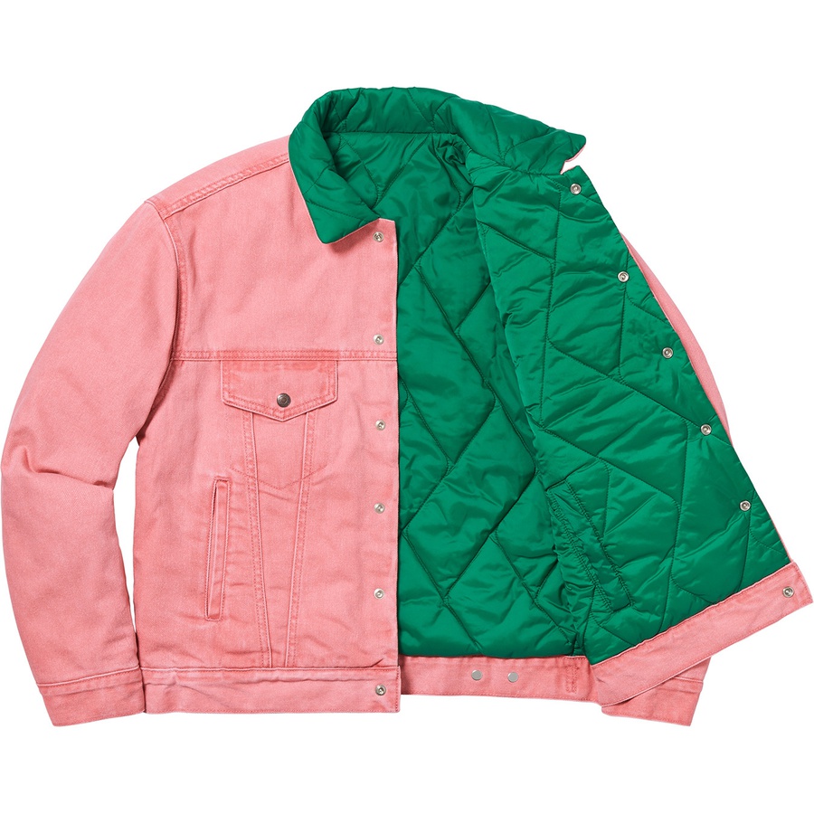 Supreme Supreme Levi's Quilted Reversible Trucker Jacket (FW18) - Pink - $268