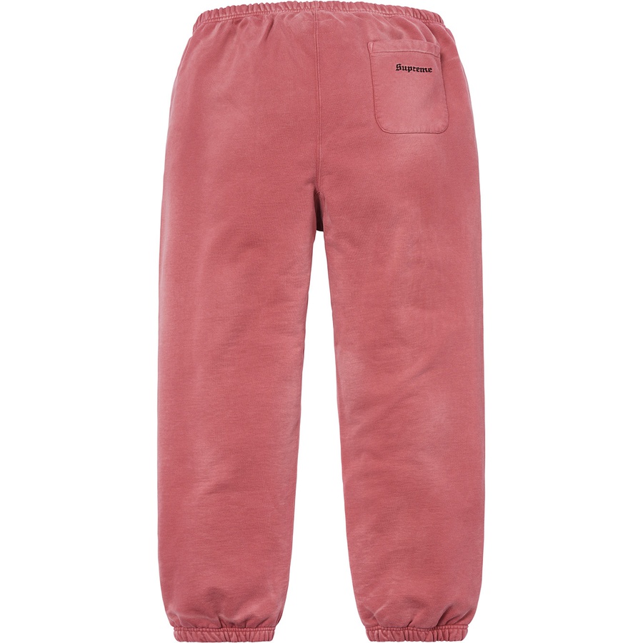 Supreme Bleached Sweatpant (FW18) - Dark Rose - $158