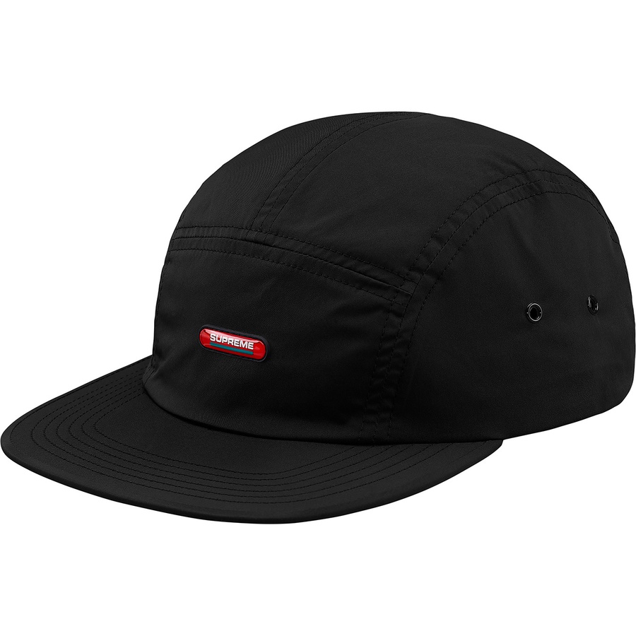Supreme Clear Patch Camp Cap (FW18) - Black - $44