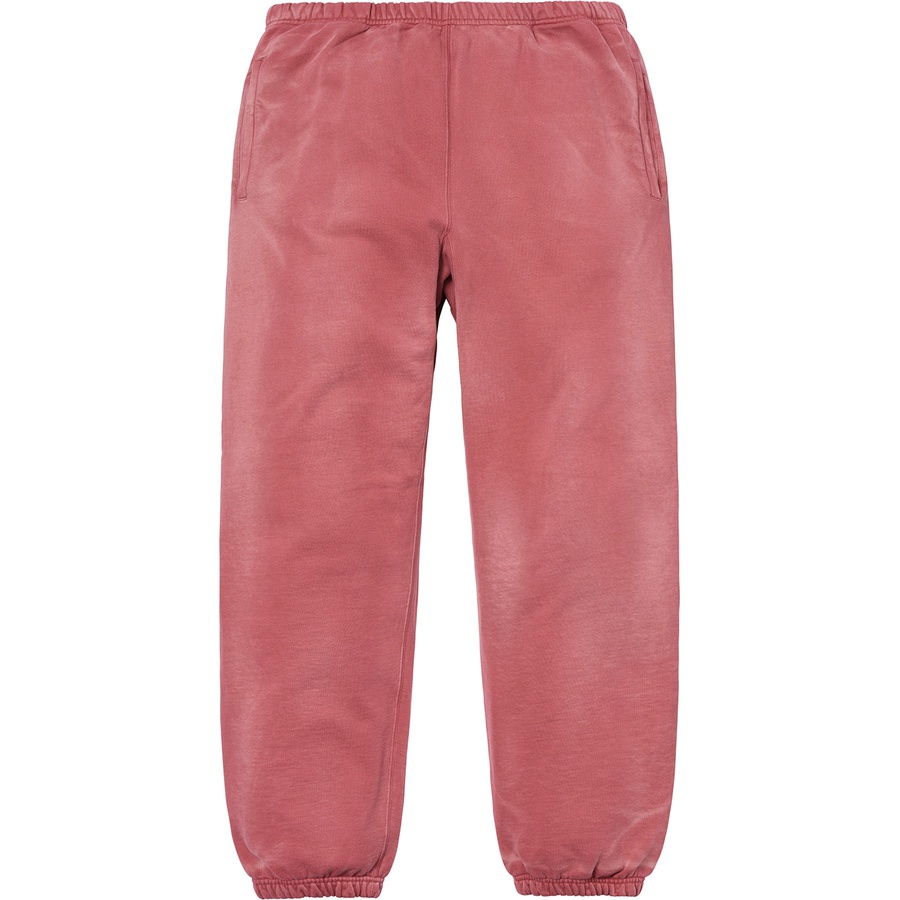 Supreme Bleached Sweatpant (FW18) - Dark Rose - $158