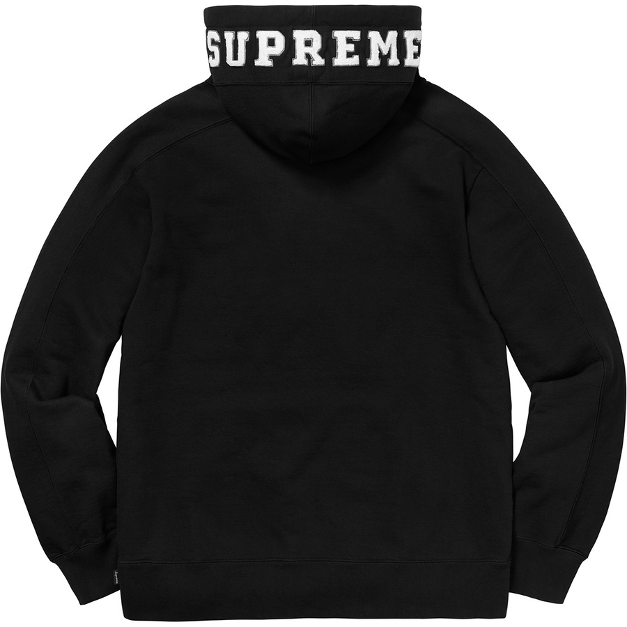 Supreme Paneled Hooded Sweatshirt (FW18) - Black - $158