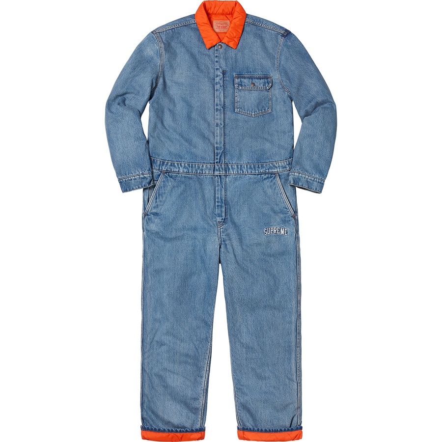 Supreme Supreme Levi's Denim Coveralls (FW18) - Blue - $298