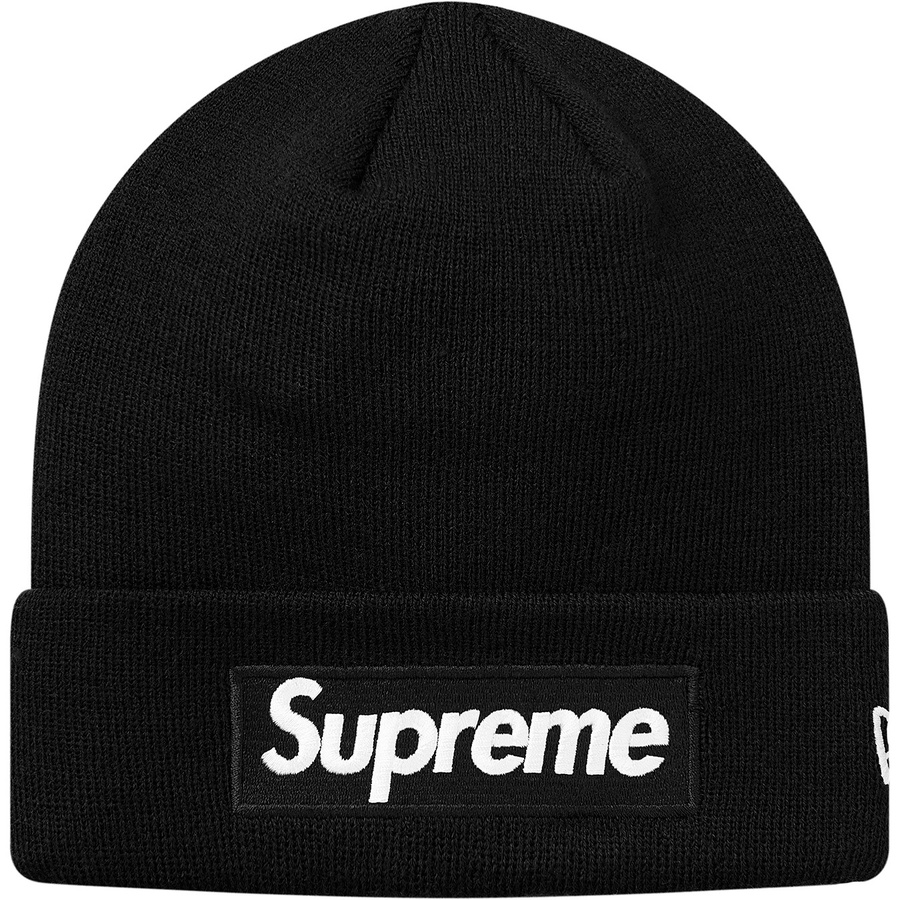 Supreme New Era Box Logo Beanie (FW18) - Black - $38