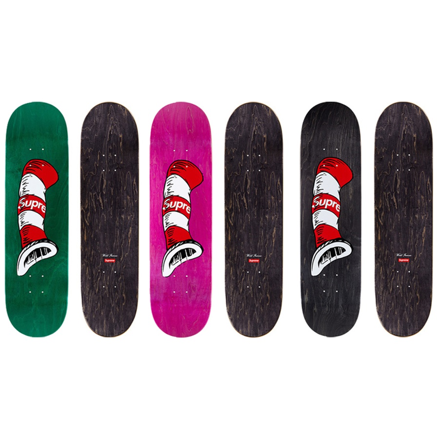 Supreme Cat in the Hat Skateboard (FW18) - $66
