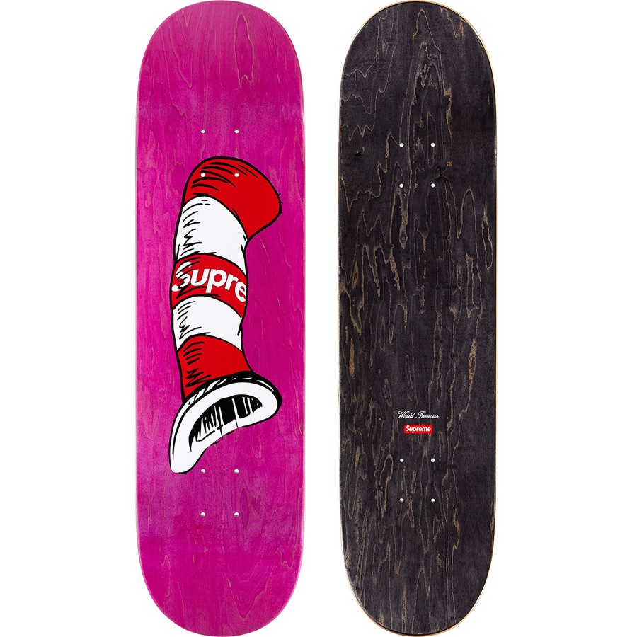 Supreme Cat in the Hat Skateboard (FW18) - 8.25" x 32.25" - $66
