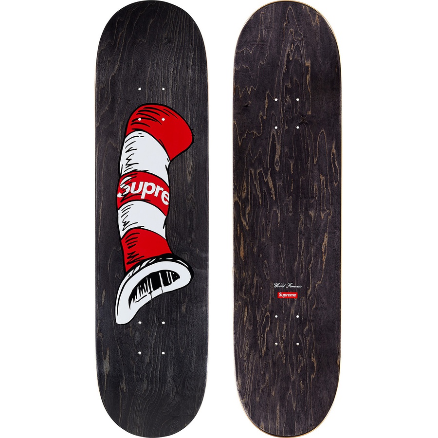 Supreme Cat in the Hat Skateboard (FW18) - 7.875" x 31.625" - $66