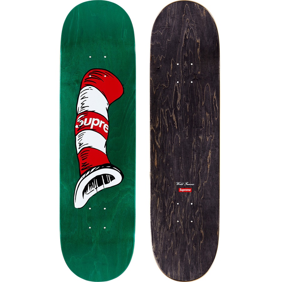 Supreme Cat in the Hat Skateboard (FW18) - 8" x 32" - $66