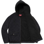 Supreme Quilted Denim Pilot Jacket (FW18) - Washed Black