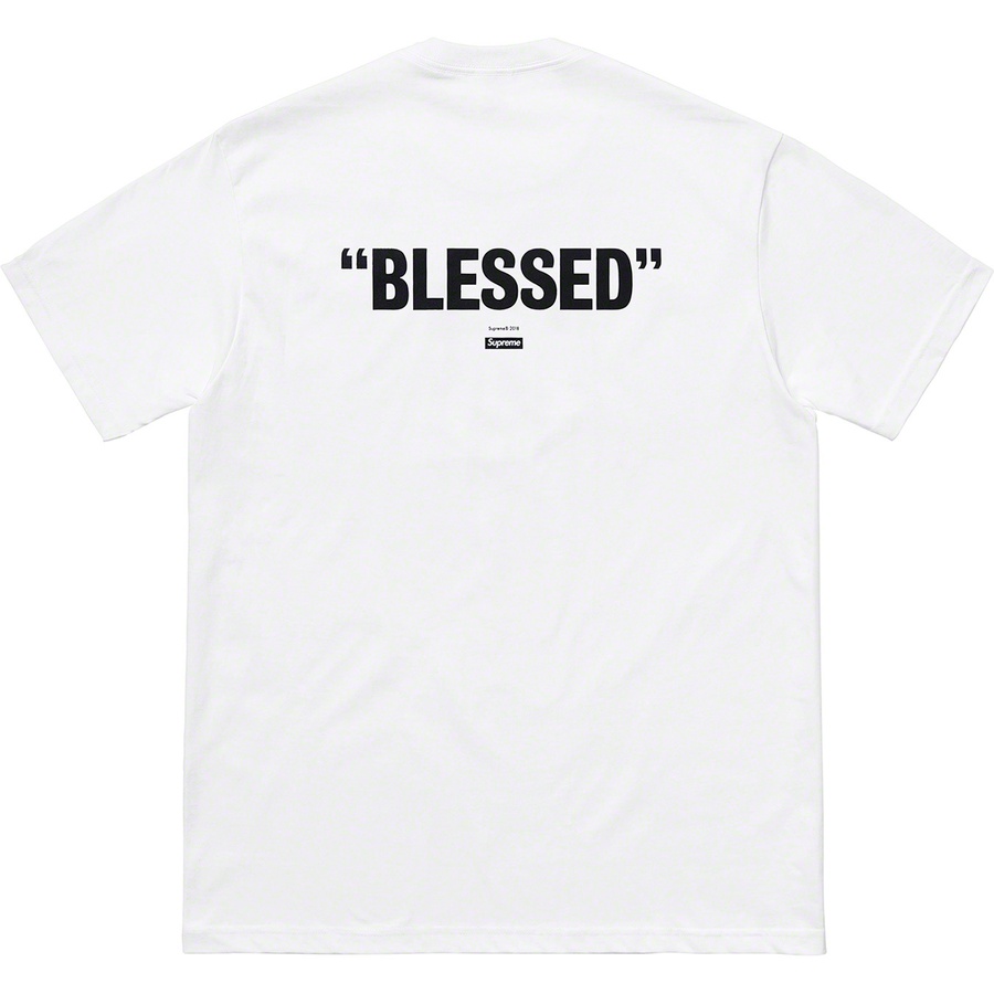Supreme "BLESSED" DVD + Tee (FW18) - White - $48